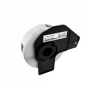 Labels DK-11204 17 x 54mm plastic holder included compatible Brother DK-11204  DK11204 [4]