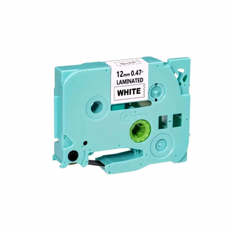 Etichete - Etichete tub termocontractabil AIMO compatibil Brother HSe-231, 12 mm x 1.5 m, negru/alb, HS3B21, caseta verde
