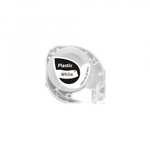Aimo LetraTag Labels Compatible Dymo - Universal labels 12mm x 4m white plastic Q5-TB231 91221 S0721560
