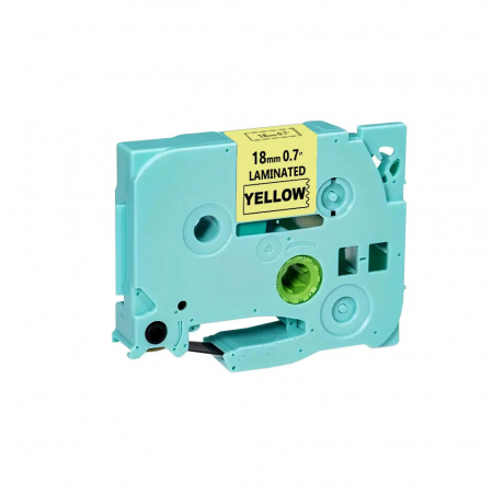 Brother TZe P-Touch Labels - Yellow vinyl labels AIMO V4B61 compatible Brother TZe-V641, 18 mm x 5.5 m