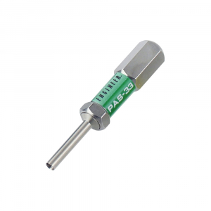 Extractor conectori Engineer - Extractor conectori si prize Engineer PAS-33, cu arc interior, Ø interior 3.1 mm, Ø exterior 3.6 mm, lungime 62 mm, inel recunoastere verde, otel inox
