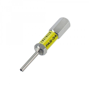 Extractor conectori Engineer - Extractor conectori si prize Engineer PAS-34, cu arc interior, Ø interior 2.7 mm, Ø exterior 3.2 mm, lungime 62 mm, inel recunoastere galben, otel inox