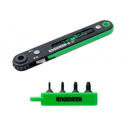 Screw Extractors and Accessories - Set Screw Extractor with ratchet, ENGINEER DR-27/5