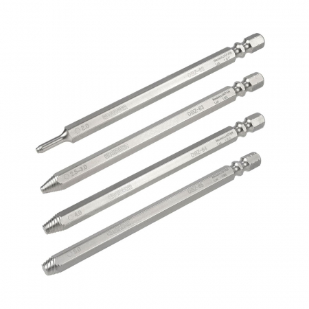 Extractoare suruburi uzate si accesorii - Set 4 in 1 extractor de suruburi 4 in 1 Suruburi Cap Uzat ENGINEER DBZ-20, Fabricat In Japonia
