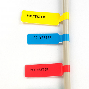 Etichete stegulet F pentru cabluri 30 x 45mm + 50mm, plastic alb, pentru imprimanta M110/M200, 80 buc/rola4
