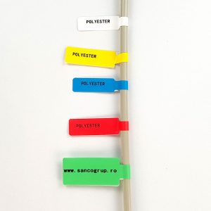 F-label tags for cables 25 x 38mm + 40mm green, polypropylene, for printers M110/M200, 100 pcs/roll3