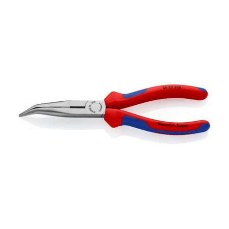 KNIPEX Snipe Nose Side Cutting Pliers, multi-component handle, 200 mm, 26 22 200 [4]