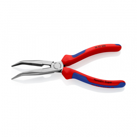 KNIPEX Snipe Nose Side Cutting Pliers, multi-component handle, 200 mm, 26 22 200 [3]