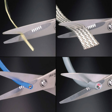 ENGINEER PH-50 Multifunctional Kevlar cutting scissors, notched blade, 170 mm, Made in Japan [1]