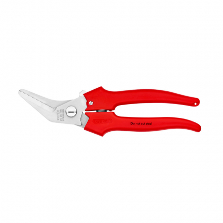 Hand tools - KNIPEX Angled Shape scissors, plastic handles, 185 mm, 95 05 185