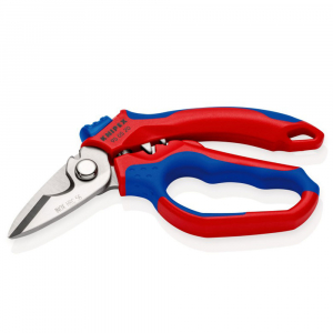 Angled scissors for electricians, ferrule crimping, 160 mm KNIPEX 950520SB10