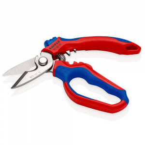 Angled scissors for electricians, ferrule crimping, 160 mm KNIPEX 950520SB11