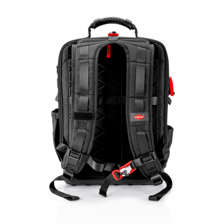 Rucsac pentru scule KNIPEX Modular X18, practic si confortabil, cataramele FIDLOCK, 21 de cleme pentru prindere si 37 de buzunare, 00 21 50 LE [1]