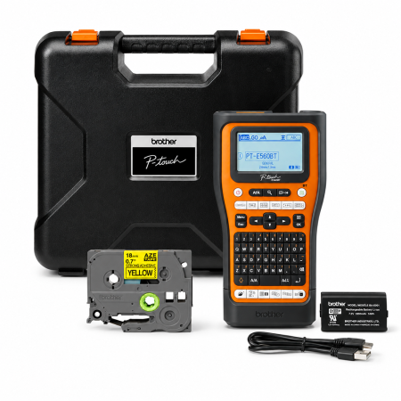 Imprimante Brother - Imprimantă Brother PT-E560BT Bluetooth TZe 24 mm