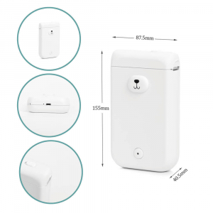 Label maker machine D30S Mini Polar Bear, portable thermal printer, bluetooth, Li-Ion battery 1000 mAh [2]