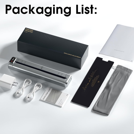 Imprimanta Termica Portabila AIMO A4 Q302 – 300 dpi, Format A4/A5/B5/Letter, Fara Cerneala [8]