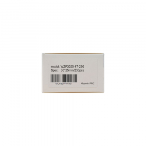 Etichete termice bijuterii 30 x 25mm + 47mm pretiparite flori rosi, plastic alb, doar pentru imprimanta AYMO M200, 230 buc/rola7