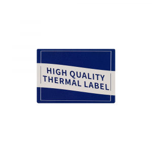 Jewelry thermal labels 30 x 25mm + 45mm preprinted red edges, white plastic, for printer M110/M200, 100 pcs/roll5
