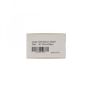 Jewelry thermal labels 30 x 25mm + 47mm, white polypropilene, only for M200 printer, 230 pcs/roll6