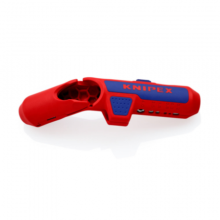 KNIPEX 16 95 02 SB Decablator universal ergonomic, pentru persoane stangace, inclusiv taiere izolatie pe lungime [10]