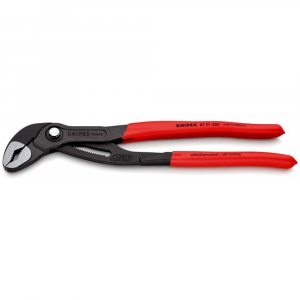 KNIPEX Cleste reglabil 300 mm pentru instalatori, cleste papagal, dispozitiv autoblocare, mansoane manere rosii, cleste aligator, 870130012