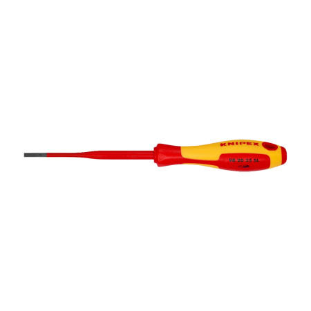 VDE screwdrivers - KNIPEX Screwdrivers for slotted screws, VDE, 202 mm, 1000 V, 98 20 35 SL