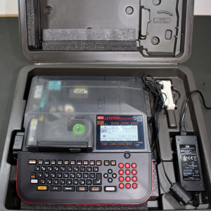 LETATWIN MAX LM-550A/PC, aparat etichetat portabil, marcare tablou electric, etichetare cabluri, fire, componente electrice, include servieta rigida transport LM913507