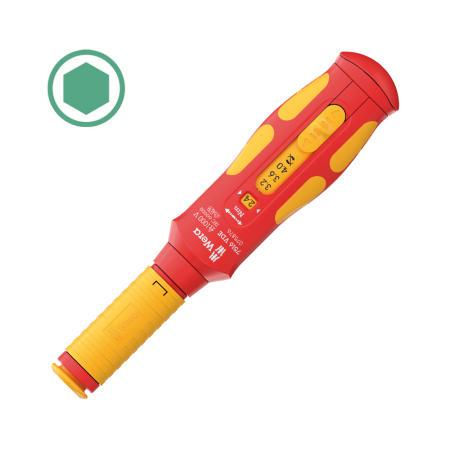 Wera VDE Screwdriver - Wera 7516 VDE Safe-Torque Speed Screwdriver, 2.4-4 Nm