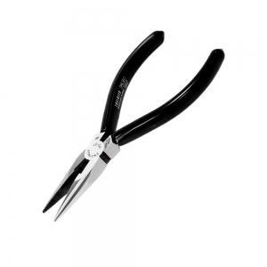 Clesti cu nas lung pentru electronisti - Cleste profesional nas lung drept, ENGINEER PS-01, 125 mm, fabricat in Japonia