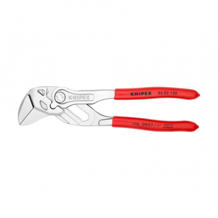 Clesti KNIPEX instalatori - Minicleste Cheie cu reglaj automat, manere plastic, 150 mm, KNIPEX 86 03 150