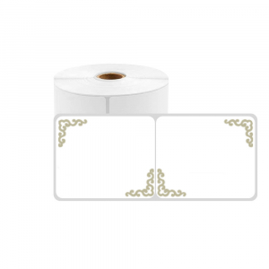 Aimo Phomemo clothing labels - Double thermal labels 50 x 15 mm cloud pattern for printer AIMO Phomemo M110 M200 M220 400 labels