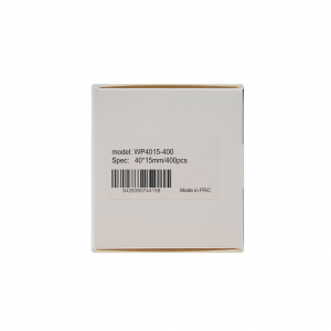 Etichete termice universale 40 x 15mm, plastic alb, permanente, 1 rola, 400 etichete/rola, pentru imprimanta M110 si M20014