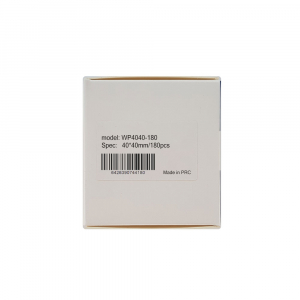 Multi-purpose thermal labels, 40 x 40mm, plastic white, permanent, 1 roll, 180 labels/roll, for M110 and M200 printers18