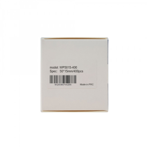 Etichete termice universale 50 x 15mm, plastic alb, permanente, 1 rola, 400 etichete/rola, pentru imprimanta M110 si M20011