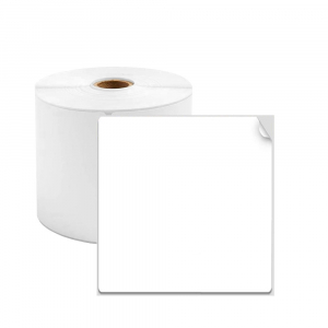 Thermal labels 50 x 50 mm white plastic for printer AIMO Phomemo M110 M200 M220 150 labels