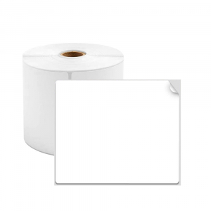 Lichidare de stoc - Etichete termice 60 x 80 mm plastic alb pentru imprimanta AIMO Phomemo M200 M220 100 etichete