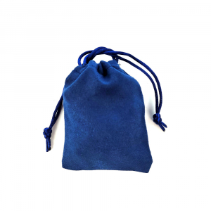 Saculet nabuc (imitatie piele) albastru 11cm x 8.5cm1