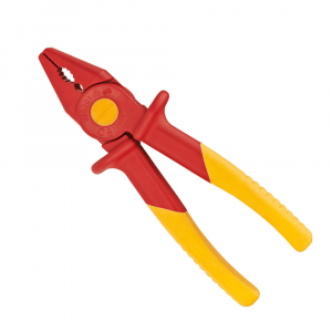 Cleste patent plastic, testat VDE 1000 V, KNIPEX 98 62 01, lucrari sub tensiune, 180 mm8