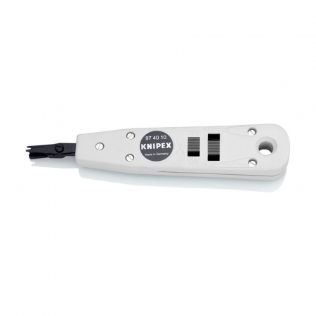 KNIPEX inserter, For LSA Plus and other similar components, plastic handles, 175 mm, 97 40 10 [11]