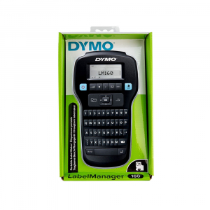 Set Aparat etichetat Dymo LabelManager 160 si 1 x Banda originala Dymo D1 12mm x 7m, negru/alb S0946320, S072053011