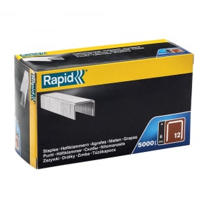 Capse Rapid 12/6 sarma plata galvanizata pentru tapiterie, High Performance, 5000 capse/cutie carton 401005170