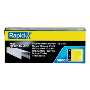 Capse Rapid 13/4 mm, galvanizate, sarma subtire, pentru tapiterie, 5.000/cutie 1182570014