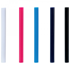 Baton silicon Rapid Decoratiuni Fun to Fix color Clasic (alb, visiniu, bleu, bleumarin, negru), Universal, Ø7mm x 90mm, baza EVA, 36 buc/blister 50013639