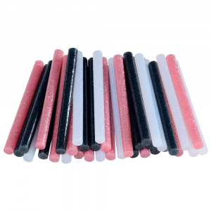 Baton silicon cu sclipici Rapid (alb, roz, negru), Universal, Ø7mm x 90mm, baza EVA, 36 buc/blister 5001422 [2]
