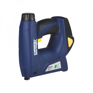 Rapid BTX140 Li-Ion Cordless Staple Gun kit, for packaging, for staples and brads, Adjustable Power control, Safety nose, Dual magazine, staple Rapid 140/6-14mm, brads Rapid 8/15mm 50013877