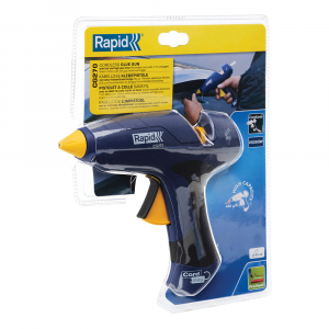 Pistol de lipit Rapid CG270 fara cablu, 7 minute functionare fara cablu alimentare, batoane silicon Ø12mm, 250W, debit 400 g/ora, duze interschimbabile 5000443 [9]
