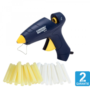 Rapid EG212 KIT Glue Gun, includes 4 types of high quality glue glue 12mm x 90mm, maxim 180⁰C, 200W, output 250 g/h, 5000530 [1]