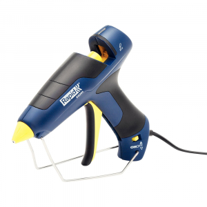 Rapid EG280 Glue Gun, Ø12mm glue stick, 350W, output 600 g/h, 4 fingers action trigger, heating protection grip, exchangeable nozzle 50004447