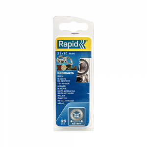Ocheti Rapid - Ocheti Rapid diametru 10mm, otel finisat argintiu, include sistem de fixare, 25 buc/set 5000412