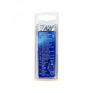 Nituri Rapid High Performance diametru 4.0mm x 12mm, aluminiu, burghiu metal HSS inclus, 50 buc/set 5000384 [15]
